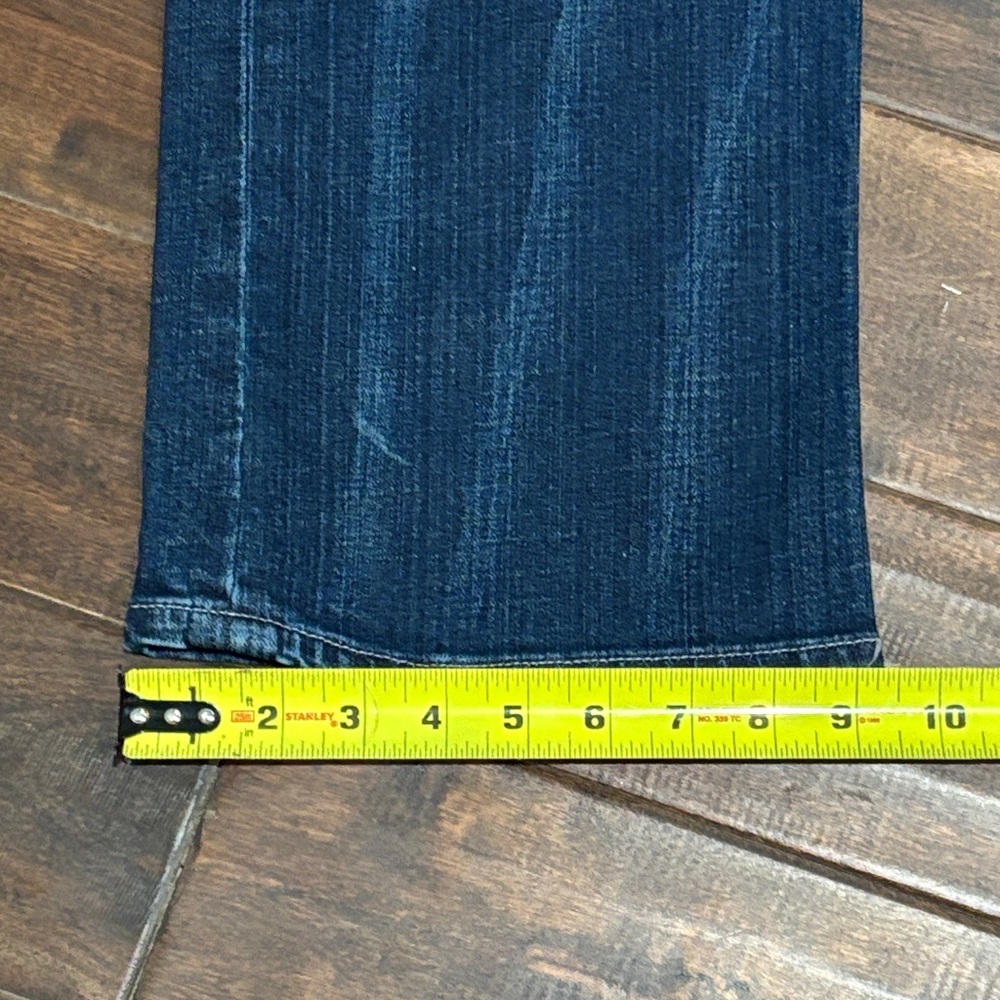 🫶🏼embellished Seven7 Women's Straight Leg Jeans - Dark Blue size 14 - Picture 4 of 11